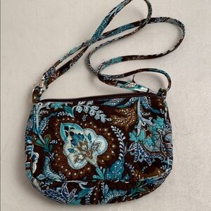 Vera Bradley Java Blue multicolor small shoulder crossbody bag